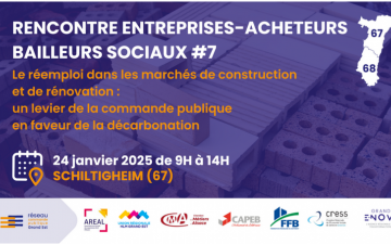 Rencontre entreprises-acheteurs Bailleurs Sociaux #Alsace 24 janvier 2025