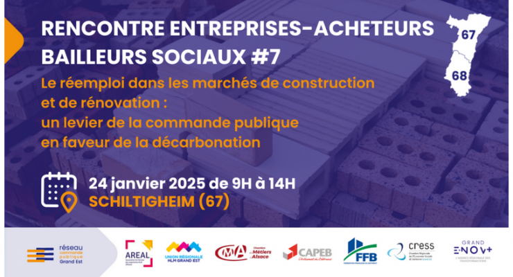 Rencontre entreprises-acheteurs Bailleurs Sociaux #Alsace 24 janvier 2025