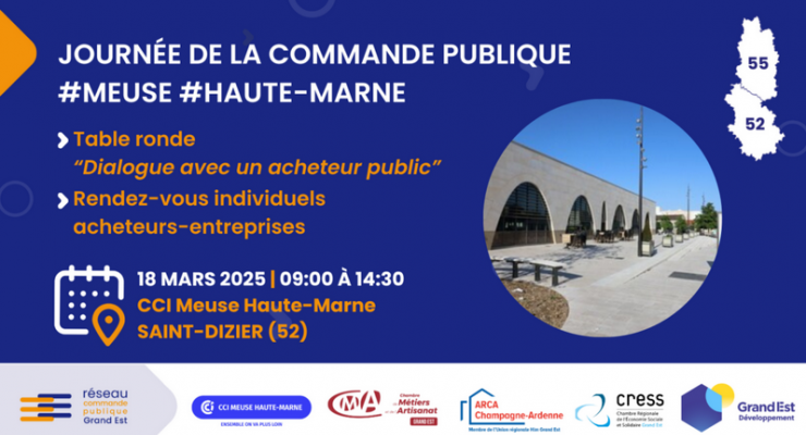 JOURNEE COMMANDE PUBLIQUE MEUSE HAUTE MARNE 18 MARS 2025